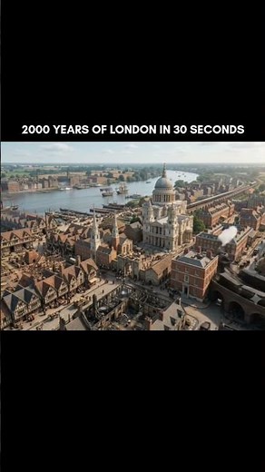 From Roman Londinium to a global metropolis 🇬🇧#Timelapse #cityevoltion