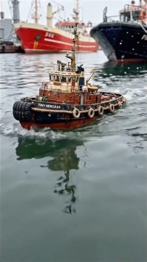 Miniature Icebreaker in a Real Blizzard ❄️🚢 #viral #motivation