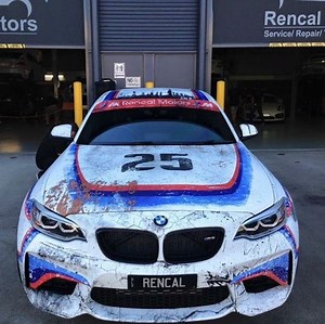 UPDATED: BMW M2 with Worn-Out 1975 3.0 CSL Racecar Livery Has Cool Beater Look