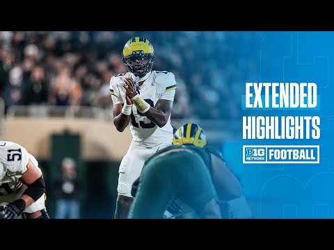 Michigan at Michigan State | Extended Highlights | Big Ten Football | 10/25/2025