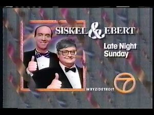 Siskel & Ebert on WXYZ TV 7 promo 1989