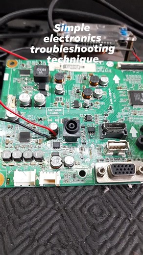 Simple electronics troubleshooting technique #technician #Electronics #tutorial #repair #technique | Alfredo Pandan