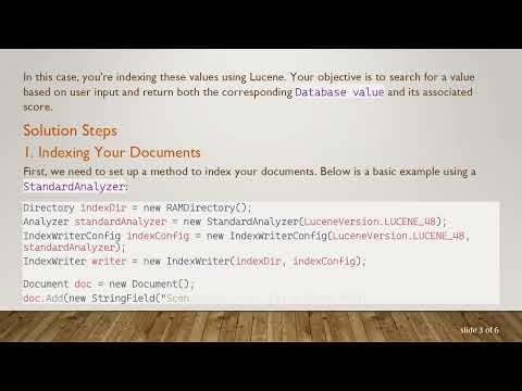 How to Easily Retrieve Fields and Values from a Single Document Search in DotNet Lucene
