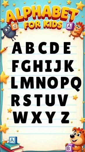 ABC SONG for Kids | Learn ABC Alphabet Letters, Nursery Rhymes & Toddler Learning #kidssongs #shorts