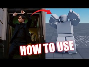 How to animate USING VIDEO on Roblox [Live Animation]