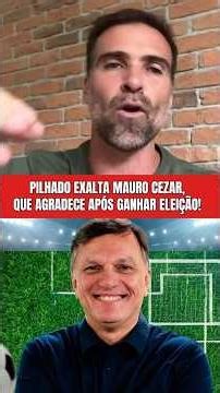 "É UMA HONRA!" PILHADO EXALTA MAURO CEZAR APÓS COMENTARISTA GANHAR PREMIAÇÃO!