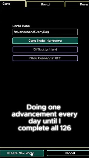 Getting Every Minecraft Advancement - Day 1
