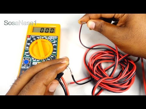 How to test electrical cable with digital multimeter model 830