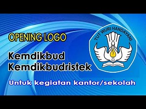 opening logo kemdikbud tut wuri handayani