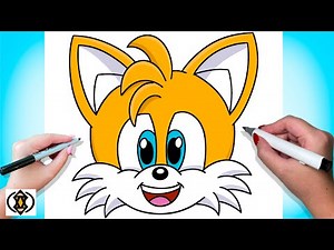 How To Draw Tails For Beginners | Sonic The Hedgehog
