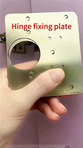 Hardware tool accessories Hinge fixing plate