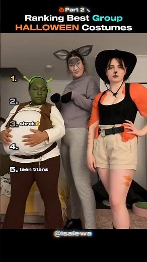 Ranking The Best GROUP Halloween Costumes🎃✨Part 2