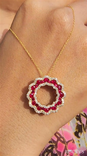 Ruby Necklace- New Arrival