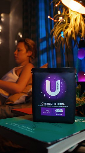 With longer and wider overnight pads*, U by Kotex® protects you against leaks so you can protect your beauty sleep ​ *Compared to U by Kotex day pads​ #UbyKotex #OvernightPeriodProtection #BeautySleep​ [Person scrolling through their phone, watching social videos as they prepare for bed. They pull out a U by Kotex overnight pad and place in their underwear ready for a protected night's sleep] | U by Kotex AUNZ | Facebook