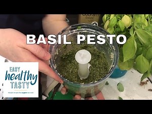 Easy Basil Pesto Recipe - Easy Healthy Tasty