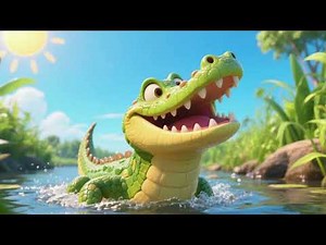 The Crocodile Smile | Silly Animal Song for Kids | The Jingle Station