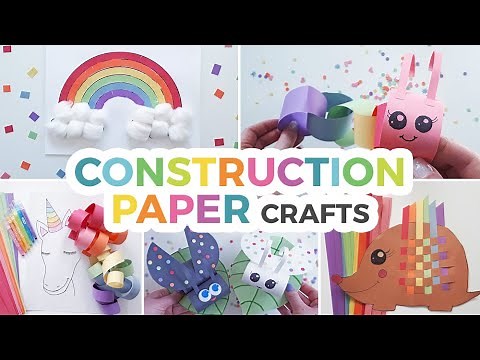 5 Construction Paper Crafts your Kids will Love!