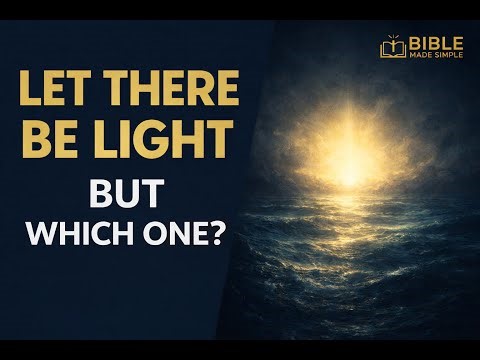 Genesis 1:3 - Let there be Light - but which one?