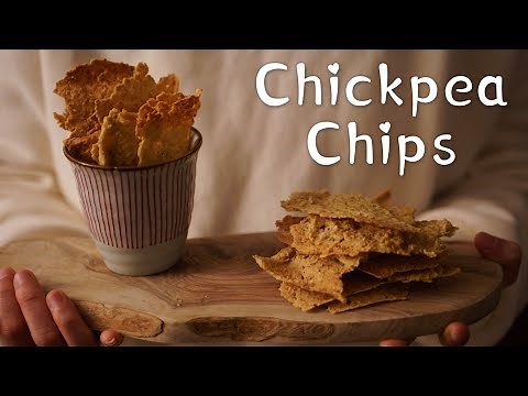How to make Chickpea Chips (Crispbread) | Plant based diet | Low carb | Crispy & Simple