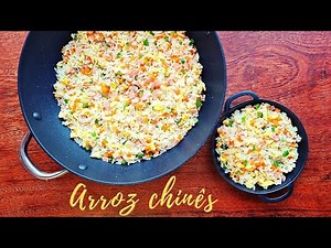 Delicioso arroz chinês ou yakimeshi receita simples e rápida