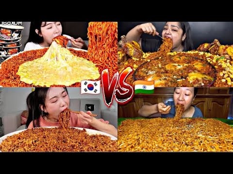 Spicy Cheese🧀 Noodles Eating Challenge | Huge noodles eating mukbang | Eating Noodles