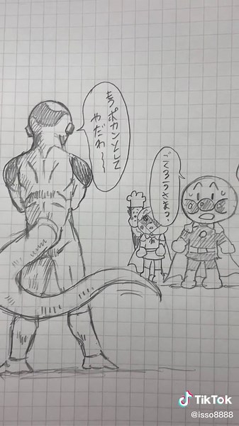 白いバイキンマン#アンパンマン #バイキンマン #イラスト #絵 #2021 #漫画 #神絵師 #アニメ