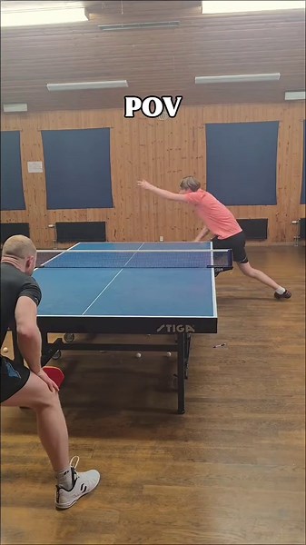 The moment I trolled my friend in ping pong—watch his reaction!