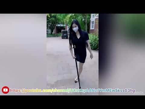 Rak amputee woman walking