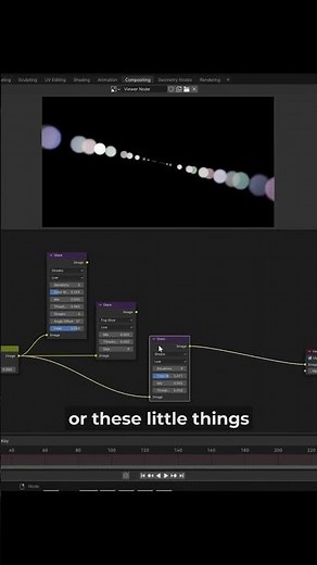 We created a FREE lens flare system for you #shorts #b3d #blender3d #tutorial