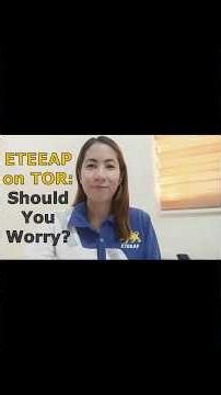 ETEEAP on TOR: Should You Worry?