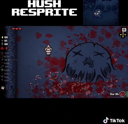 Hush resprite mod ! #CapCut #tboi #thebindingofisaac #games #isaac #mod #boss