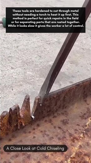 A Close Look at Cold Chiseling