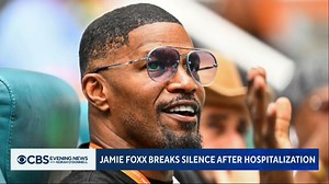 6.8K views · 132 reactions | Actor Jamie Foxx is speaking out for the first time, saying he appreciates all the love and is “feeling blessed” while he's been in the hospital for just over three weeks after suffering what his daughter called a "medical complication." | CBS Evening News | Facebook