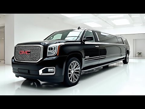 2026 GMC Yukon XL Denali Stretch Limousine in Black – Ultimate Luxury SUV Limo Experience