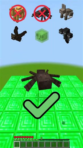 Minecreaft Mob Test #minecraft #minecraftshorts #minecraftmemes #shorts