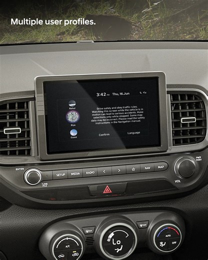 The Hyundai VENUE, offers customisable features like multiple user profiles for a truly personalised experience. Book a test drive today. #Hyundai #HyundaiIndia #VENUE #LivetheLitadventure #VenueAdventure #ILoveHyundai | Hyundai India