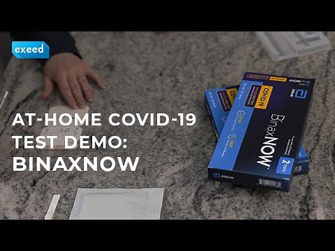 At-Home COVID-19 Test Demo: BinaxNOW