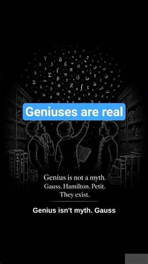 🧠Genius Is Born, But Mastery Is Built 🧬 #sciencehistory #physics #scientists #gauss #motivation