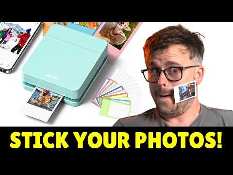 Printable Photos You Can STICK!? | Nelko PP01 Portable Photo Printer Review