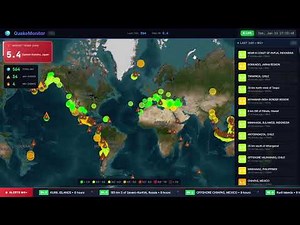 🔴 LIVE 24/7 - Real-Time Earthquake Monitor | Global Seismic Activity | #earthquake #live
