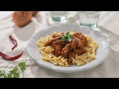 Sertéspörkölt nokedlivel | Mindmegette.hu