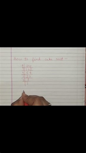 how to find cube root