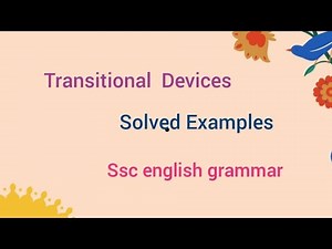 Transitional devices, solved examples in paragraph , Fbise