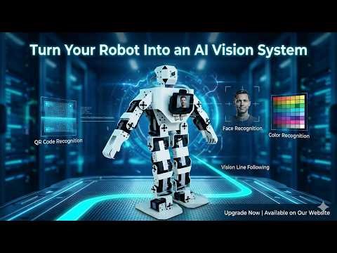 Turn Your Robot Into a Super intelligent Assistant with ESP32 AI Large Model Vision Module!