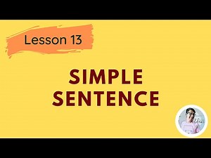 Grade 7 | Lesson 13 - Simple Sentence | Teacher Adam Concepcion