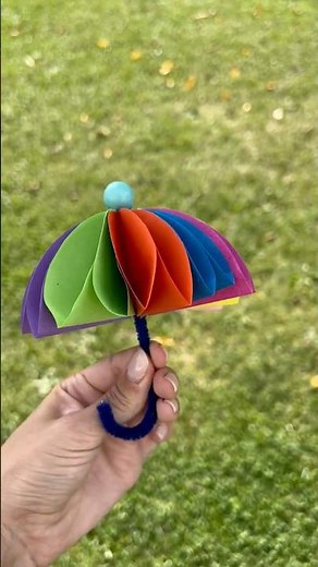 Regenschirm falten #diy #paper #diycrafts