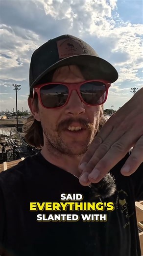 Slanted Roof system for the Announcers Stand. #diy #construction #postframe #shed #garage