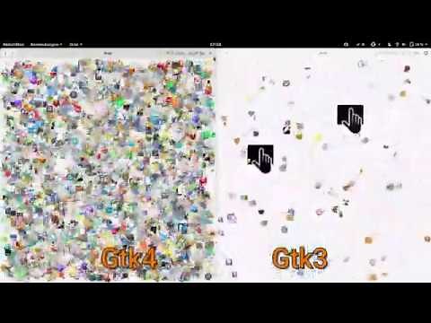 GTK4 vs GTK3: Fishbowl Performance benchmarks