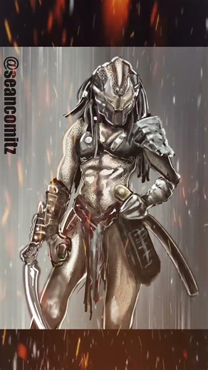 Powerful female Predator #Yautja #Predator #art #comicbookart #illustration