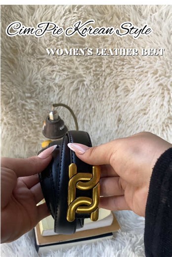 Stylish Korean Leather Belts for Every Outfit